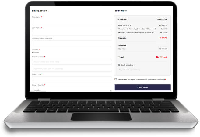 ecommerce checkout credit card processing