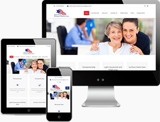 home care services web design