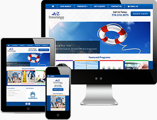 insurance agency website design